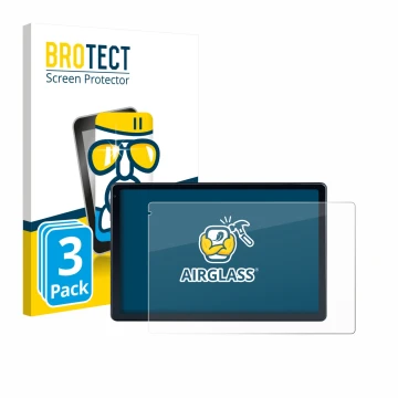 Parte frontale di una confezione del prodotto con il logo del marchio BROTECT. Accanto è raffigurato il dispositivo MUISOO MUI