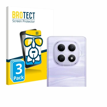 Parte frontale di una confezione del prodotto con il logo del marchio BROTECT. Accanto è raffigurato il dispositivo Xiaomi Red