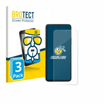 Parte frontale di una confezione del prodotto con il logo del marchio BROTECT. Accanto è raffigurato il dispositivo Cubot A40 