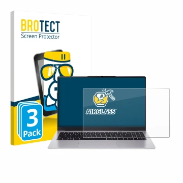 Parte frontale di una confezione del prodotto con il logo del marchio BROTECT. Accanto è raffigurato il dispositivo Acer Aspir