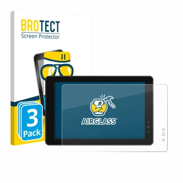 Parte frontale di una confezione del prodotto con il logo del marchio BROTECT. Accanto è raffigurato il dispositivo Lilliput 7