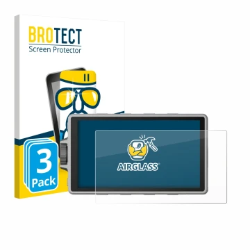 Parte frontale di una confezione del prodotto con il logo del marchio BROTECT. Accanto è raffigurato il dispositivo DJI Ronin 