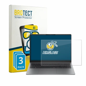 Parte frontale di una confezione del prodotto con il logo del marchio BROTECT. Accanto è raffigurato il dispositivo HP 200 G2a