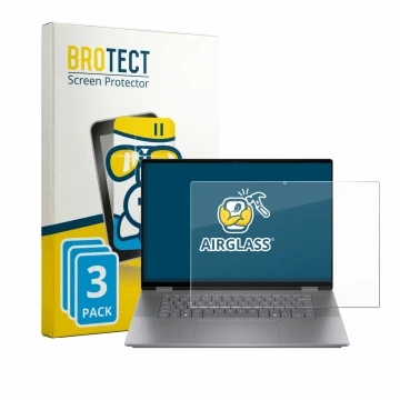 Parte frontale di una confezione del prodotto con il logo del marchio BROTECT. Accanto è raffigurato il dispositivo HP OmniBoo