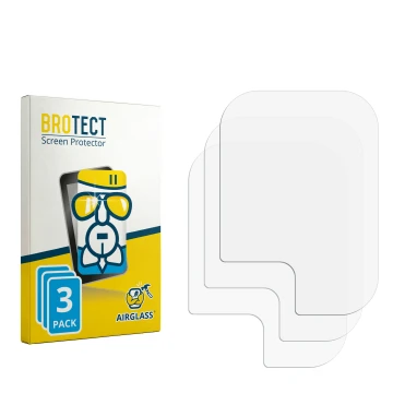 Parte frontale di una confezione del prodotto con il logo del marchio BROTECT. Accanto si trova la protezione per lo schermo c