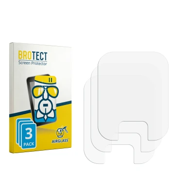 Parte frontale di una confezione del prodotto con il logo del marchio BROTECT. Accanto si trova la protezione per lo schermo c