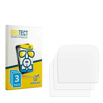 Parte frontale di una confezione del prodotto con il logo del marchio BROTECT. Accanto si trova la protezione per lo schermo c