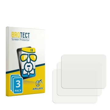 Parte frontale di una confezione del prodotto con il logo del marchio BROTECT. Accanto si trova la protezione per lo schermo c