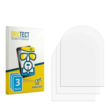 Parte frontale di una confezione del prodotto con il logo del marchio BROTECT. Accanto si trova la protezione per lo schermo c