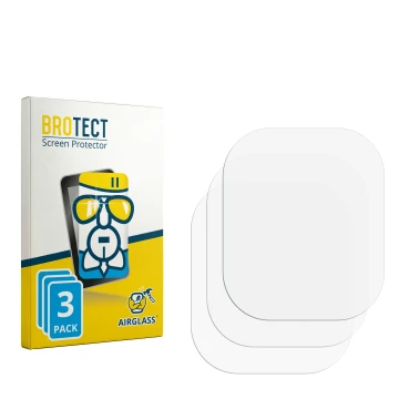 Parte frontale di una confezione del prodotto con il logo del marchio BROTECT. Accanto si trova la protezione per lo schermo c