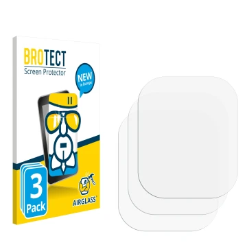 Parte frontale di una confezione del prodotto con il logo del marchio BROTECT. Accanto si trova la protezione per lo schermo c