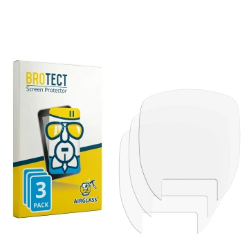 Parte frontale di una confezione del prodotto con il logo del marchio BROTECT. Accanto si trova la protezione per lo schermo c