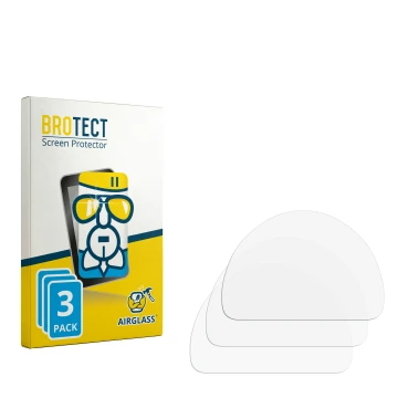 Parte frontale di una confezione del prodotto con il logo del marchio BROTECT. Accanto si trova la protezione per lo schermo c