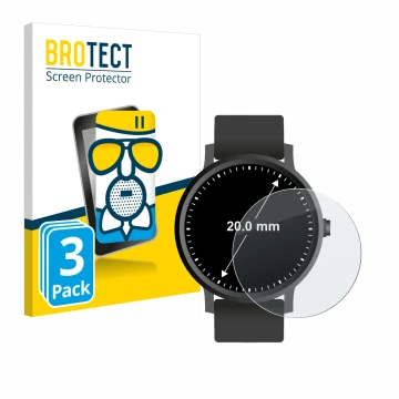 Parte frontale di una confezione del prodotto con il logo del marchio BROTECT. Accanto è raffigurato il dispositivo Orologi (C