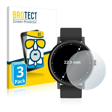 Parte frontale di una confezione del prodotto con il logo del marchio BROTECT. Accanto è raffigurato il dispositivo Orologi (C