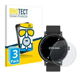 Parte frontale di una confezione del prodotto con il logo del marchio BROTECT. Accanto è raffigurato il dispositivo Orologi (C