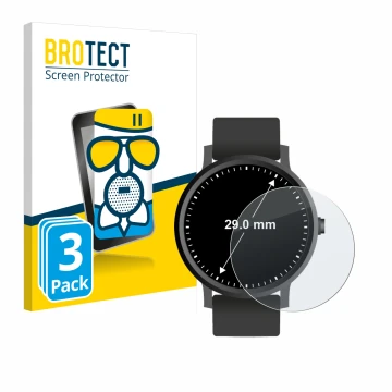 Parte frontale di una confezione del prodotto con il logo del marchio BROTECT. Accanto è raffigurato il dispositivo Orologi (C