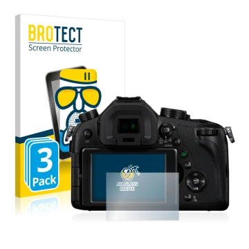 Parte frontale di una confezione del prodotto con il logo del marchio BROTECT. Accanto è raffigurato il dispositivo Panasonic 