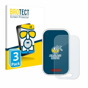 Parte frontale di una confezione del prodotto con il logo del marchio BROTECT. Accanto è raffigurato il dispositivo Polar V650