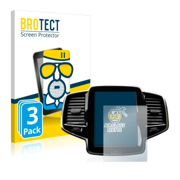 Parte frontale di una confezione del prodotto con il logo del marchio BROTECT. Accanto è raffigurato il dispositivo Volvo XC90