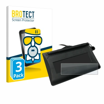 Parte frontale di una confezione del prodotto con il logo del marchio BROTECT. Accanto è raffigurato il dispositivo Topaz T-LB