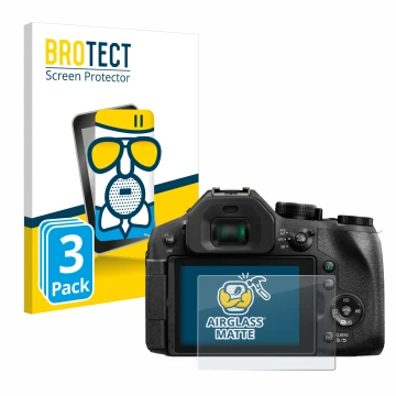 Parte frontale di una confezione del prodotto con il logo del marchio BROTECT. Accanto è raffigurato il dispositivo Panasonic 