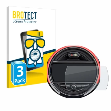 Parte frontale di una confezione del prodotto con il logo del marchio BROTECT. Accanto è raffigurato il dispositivo Mini Coope
