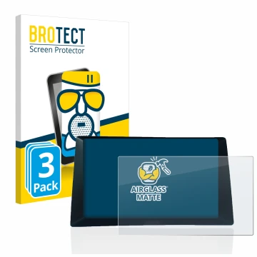 Parte frontale di una confezione del prodotto con il logo del marchio BROTECT. Accanto è raffigurato il dispositivo Audi A5 8T