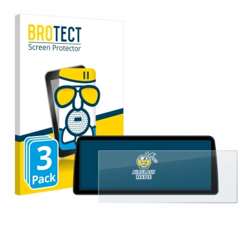 Parte frontale di una confezione del prodotto con il logo del marchio BROTECT. Accanto è raffigurato il dispositivo BMW Profes