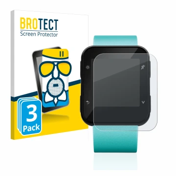 Parte frontale di una confezione del prodotto con il logo del marchio BROTECT. Accanto è raffigurato il dispositivo Garmin For