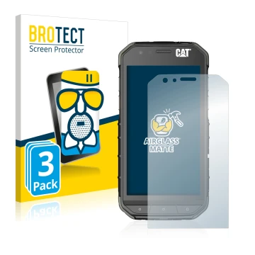 Parte frontale di una confezione del prodotto con il logo del marchio BROTECT. Accanto è raffigurato il dispositivo Caterpilla