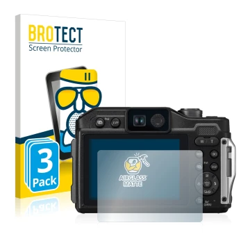 Parte frontale di una confezione del prodotto con il logo del marchio BROTECT. Accanto è raffigurato il dispositivo Panasonic 