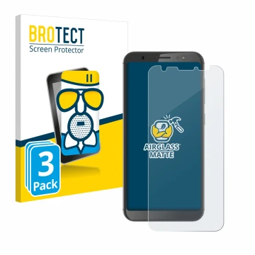 Parte frontale di una confezione del prodotto con il logo del marchio BROTECT. Accanto è raffigurato il dispositivo Gigaset GS