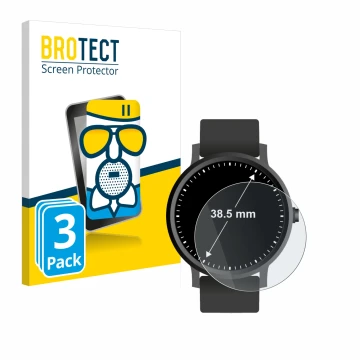 Parte frontale di una confezione del prodotto con il logo del marchio BROTECT. Accanto è raffigurato il dispositivo Orologi (C