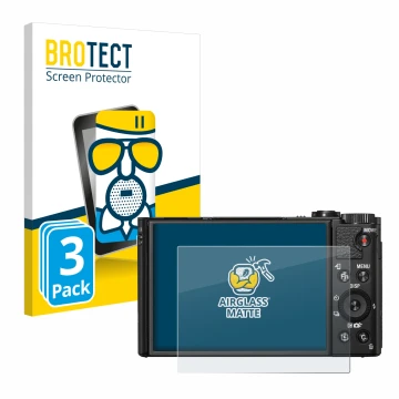 Parte frontale di una confezione del prodotto con il logo del marchio BROTECT. Accanto è raffigurato il dispositivo Sony Cyber