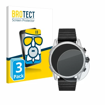 Parte frontale di una confezione del prodotto con il logo del marchio BROTECT. Accanto è raffigurato il dispositivo Diesel On 
