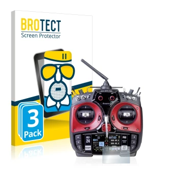 Parte frontale di una confezione del prodotto con il logo del marchio BROTECT. Accanto è raffigurato il dispositivo Graupner m