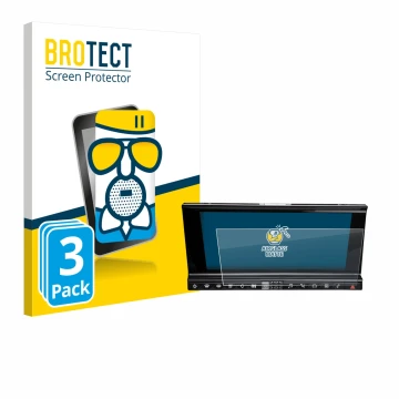 Parte frontale di una confezione del prodotto con il logo del marchio BROTECT. Accanto è raffigurato il dispositivo DS 7 Cross