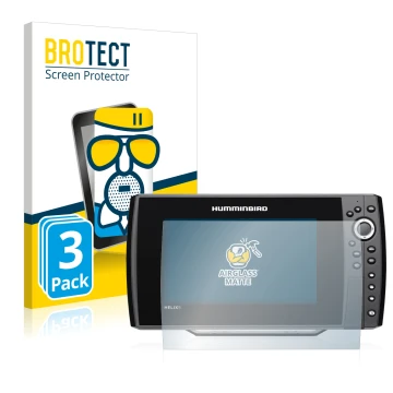 Parte frontale di una confezione del prodotto con il logo del marchio BROTECT. Accanto è raffigurato il dispositivo Humminbird