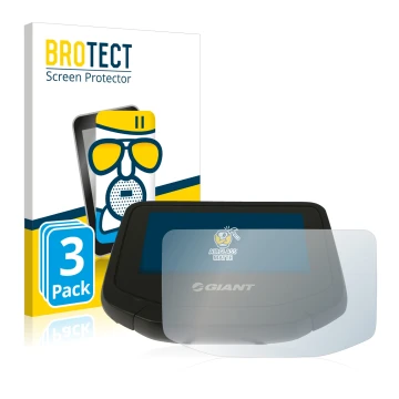 Parte frontale di una confezione del prodotto con il logo del marchio BROTECT. Accanto è raffigurato il dispositivo Giant Ride