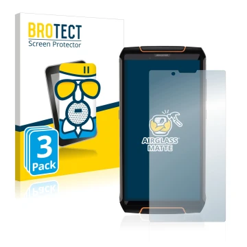 Parte frontale di una confezione del prodotto con il logo del marchio BROTECT. Accanto è raffigurato il dispositivo Cubot King