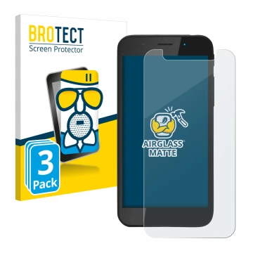 Parte frontale di una confezione del prodotto con il logo del marchio BROTECT. Accanto è raffigurato il dispositivo Shiftphone