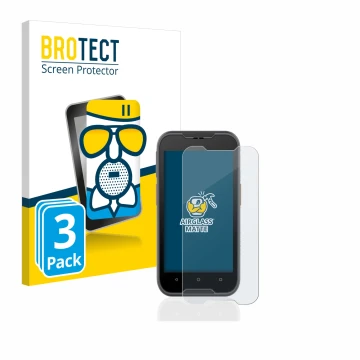 Parte frontale di una confezione del prodotto con il logo del marchio BROTECT. Accanto è raffigurato il dispositivo Datalogic 