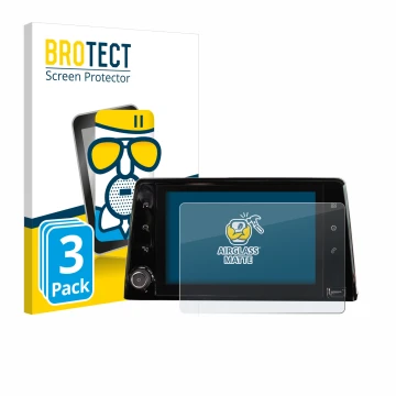 Parte frontale di una confezione del prodotto con il logo del marchio BROTECT. Accanto è raffigurato il dispositivo Peugeot Ri