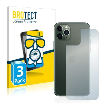 Parte frontale di una confezione del prodotto con il logo del marchio BROTECT. Accanto è raffigurato il dispositivo Apple iPho