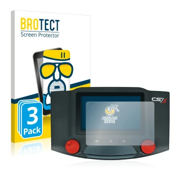 Parte frontale di una confezione del prodotto con il logo del marchio BROTECT. Accanto è raffigurato il dispositivo Märklin Ce