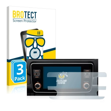 Parte frontale di una confezione del prodotto con il logo del marchio BROTECT. Accanto è raffigurato il dispositivo Nissan Lea