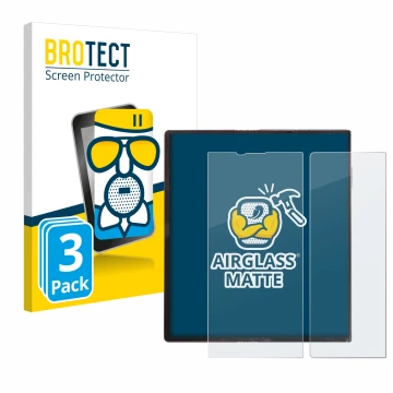 Parte frontale di una confezione del prodotto con il logo del marchio BROTECT. Accanto è raffigurato il dispositivo Huawei Mat