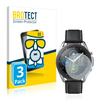 Parte frontale di una confezione del prodotto con il logo del marchio BROTECT. Accanto è raffigurato il dispositivo Samsung Ga