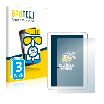 Parte frontale di una confezione del prodotto con il logo del marchio BROTECT. Accanto è raffigurato il dispositivo Toscido X1